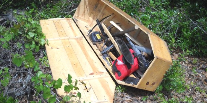 Police Find Coffin Of Survival Weapons In Florida